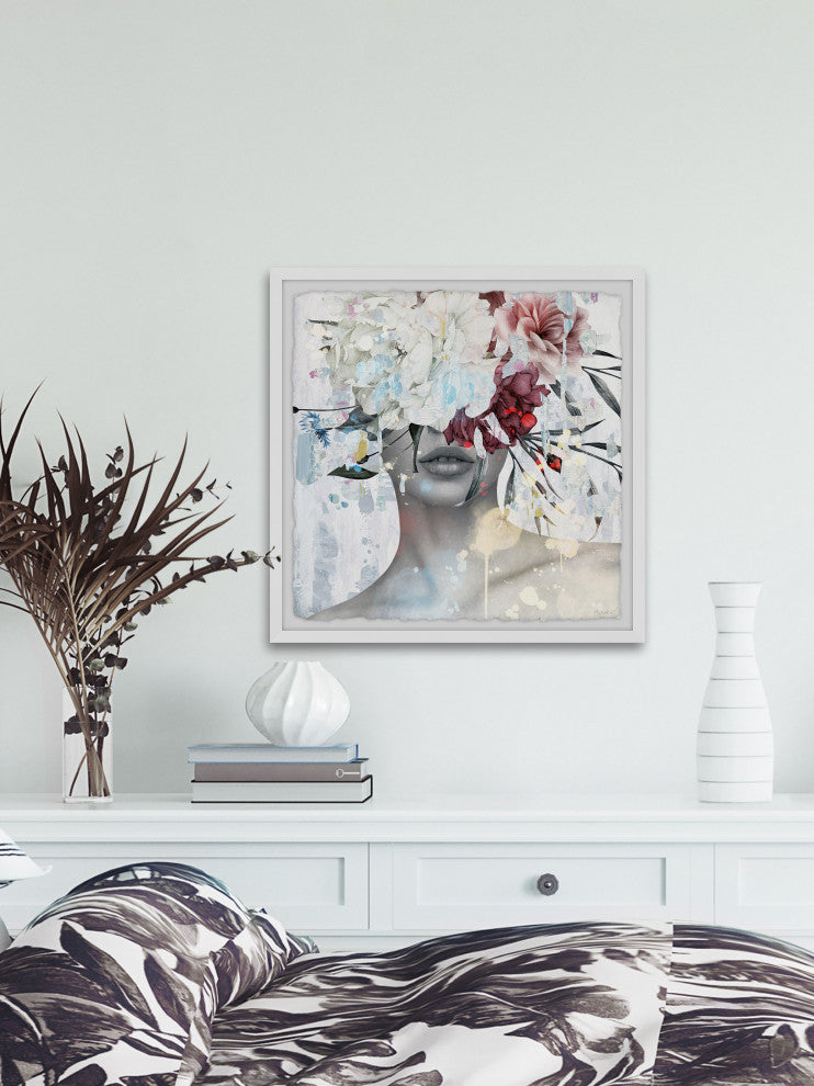 "Pretty and Classy" Framed Painting Print, 12x12