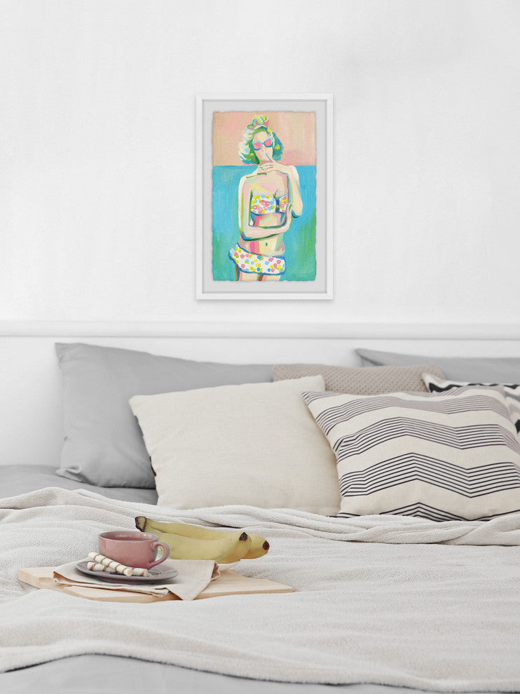 "Coquette" Framed Painting Print, 12"x18"