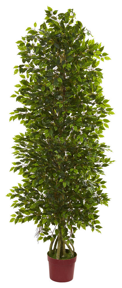 6' Four Tier Mini Ficus Artificial Tree UV Resistant