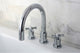 Kingston Brass Roman Tub Faucet, Polished Chrome