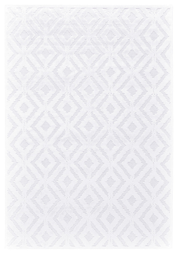 Weave & Wander Qazi Lustrous Textured Chevron Rug, 5'3"x7'6"