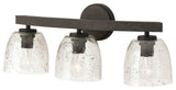 Capital Lighting 147631-536 Clive 3 Light 25"W Vanity Light - Carbon Grey /