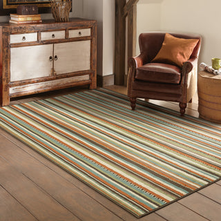 Montego 6996C Green/Blue 2'5" x 4'5" Rug