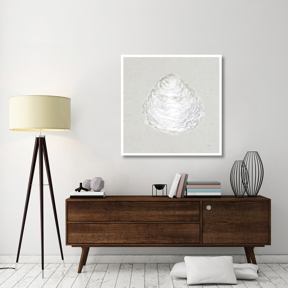 "Serene Shells I Tan" Digital Paper Print by James Wiens, 42"x42"