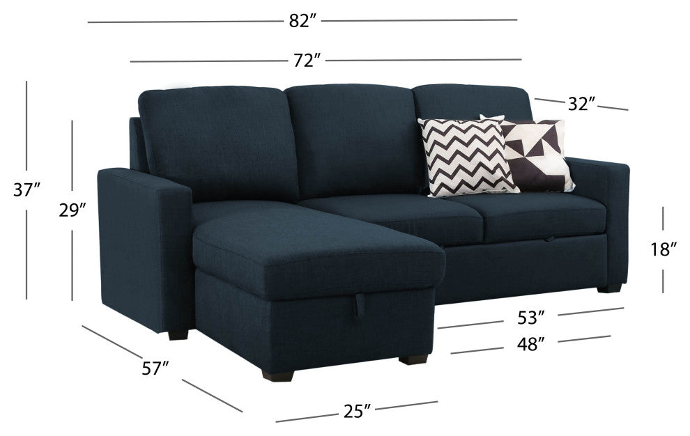 Thompson Storage Sofa Bed Sectional