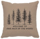 Image Pillow 16x16 Neck of Woods Cotton Alabaster
