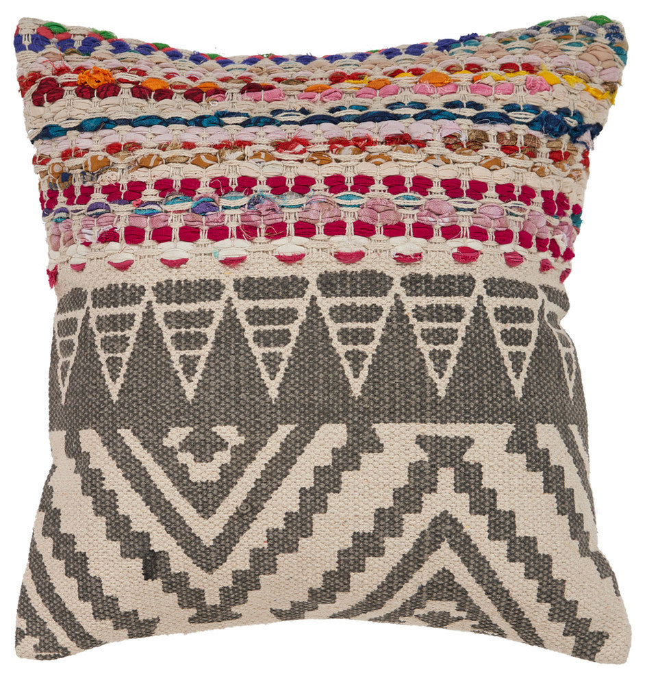 Boho Geometric Throw Pillow