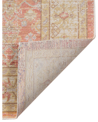 Ceniscia Tatum Vintage Polyester Area Rug, Salmon, 2'6"x8'