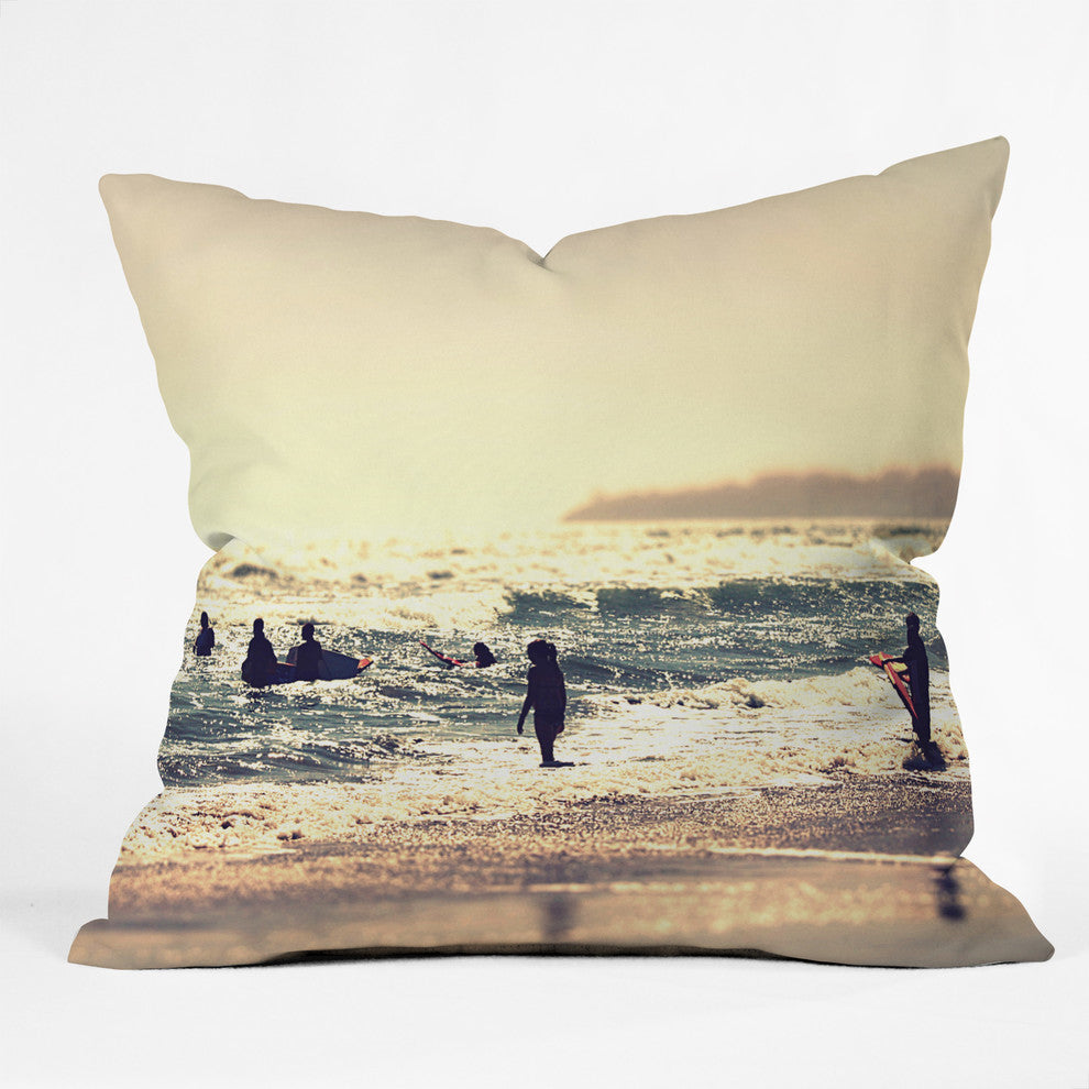 Deny Designs Shannon Clark Sunset Surfers Outdoor Throw Pillow
