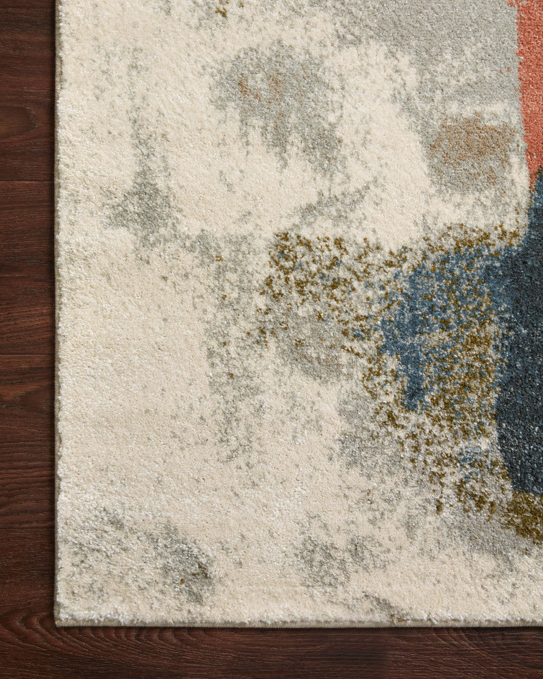 Loloi II Spirit SPI-05 Stone, Multi Sample Swatch