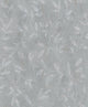 Floral Textured Wallpaper, Leaves on Concrete, Gray Silver Gold, Sample