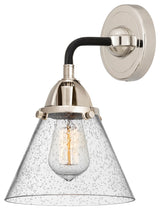 Large Cone Sconce, Black Polished Nickel, Seedy, Seedy