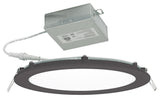 Tuck 8" LED Flush Mount, Black