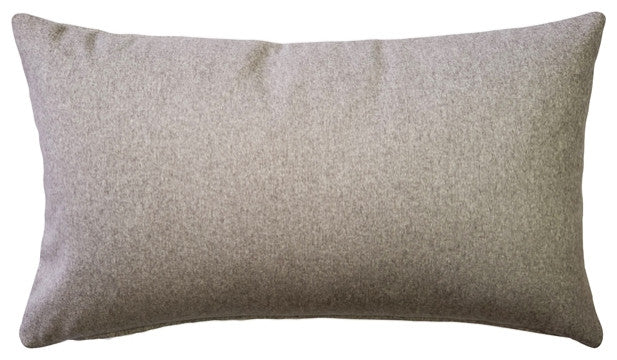 Whistler Gray Felt Coordinates Pillow 12x19, with Polyfill Insert