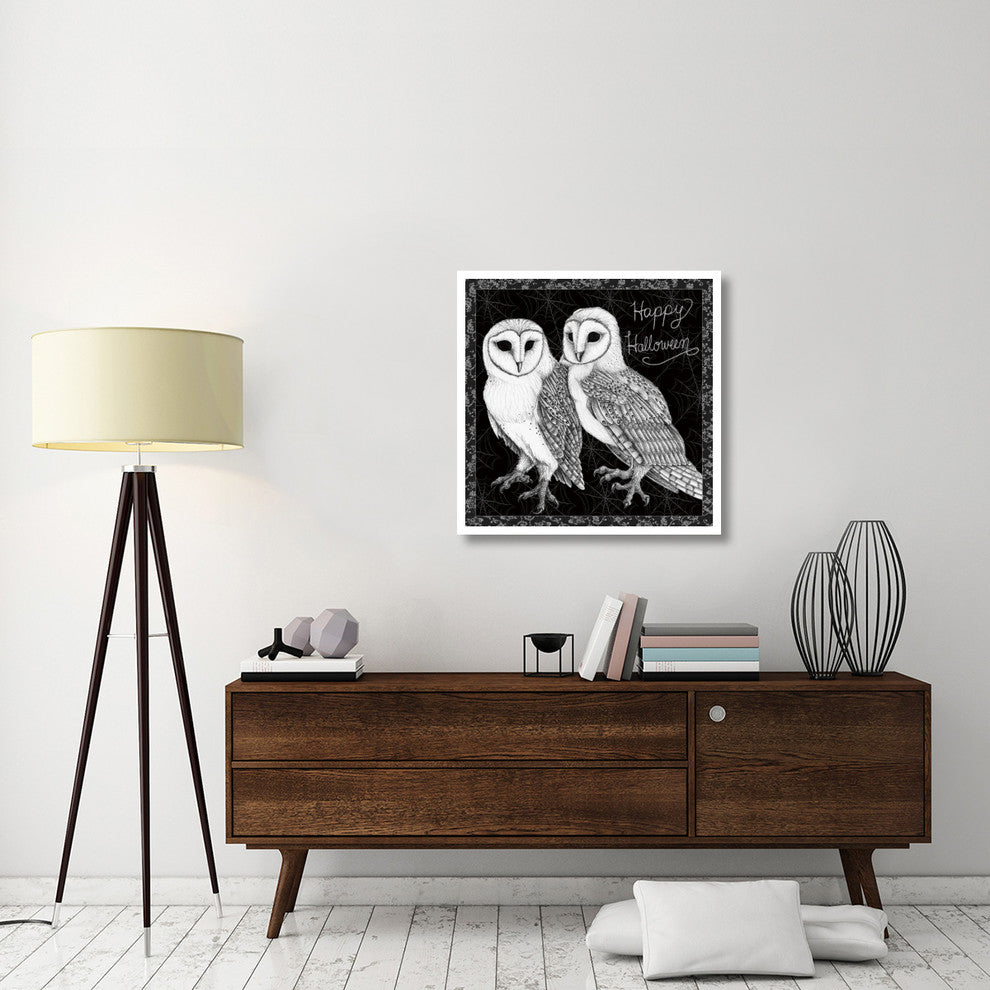 "Arsenic and Old Lace Happy Halloween" Paper Print by Elyse DeNeige, 32"x32"