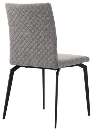 Urbino Lyon 5 Piece Dining Set With Gray Fabric Chairs