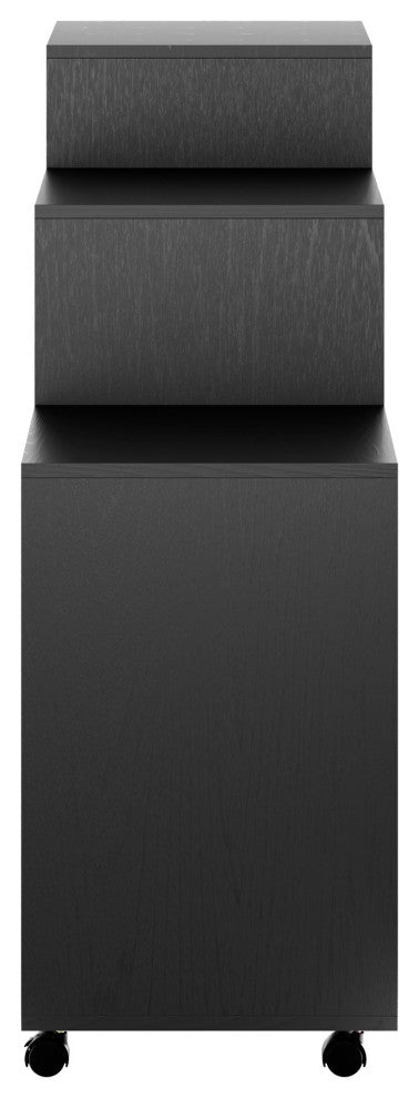 Halifax 3-Pc Multi-Drawer Storage Cabinet Set, Black