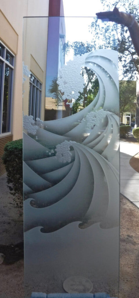 Interior Prehung Door or Interior Slab Door - High Seas - Primed - 24" x 96"...