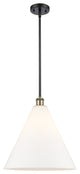 Innovations 516-1S-BAB-GBC-161 1-Light Pendant, Black Antique Brass