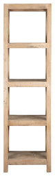 East at Main Birch Brown Rubberwood Bookcase