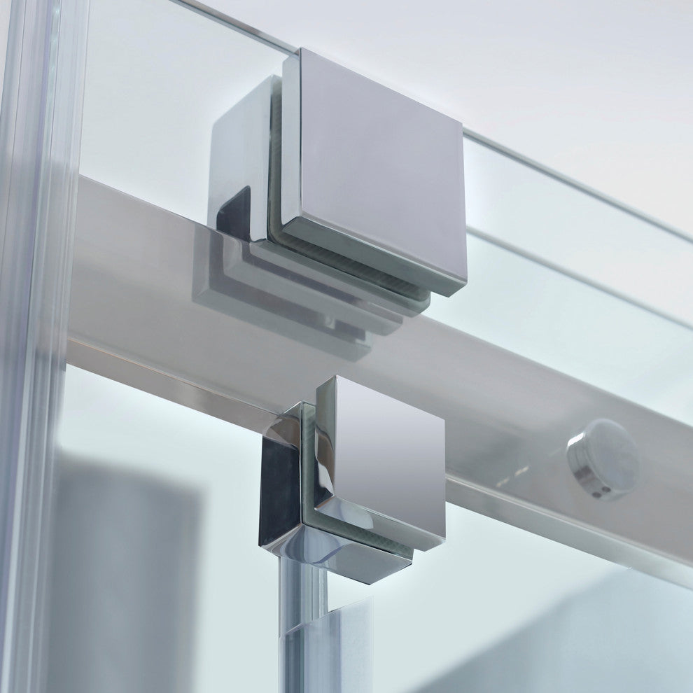 Ove Decors Chester 48x36" 10 mm Alcove Shower Set With Base, Chrome