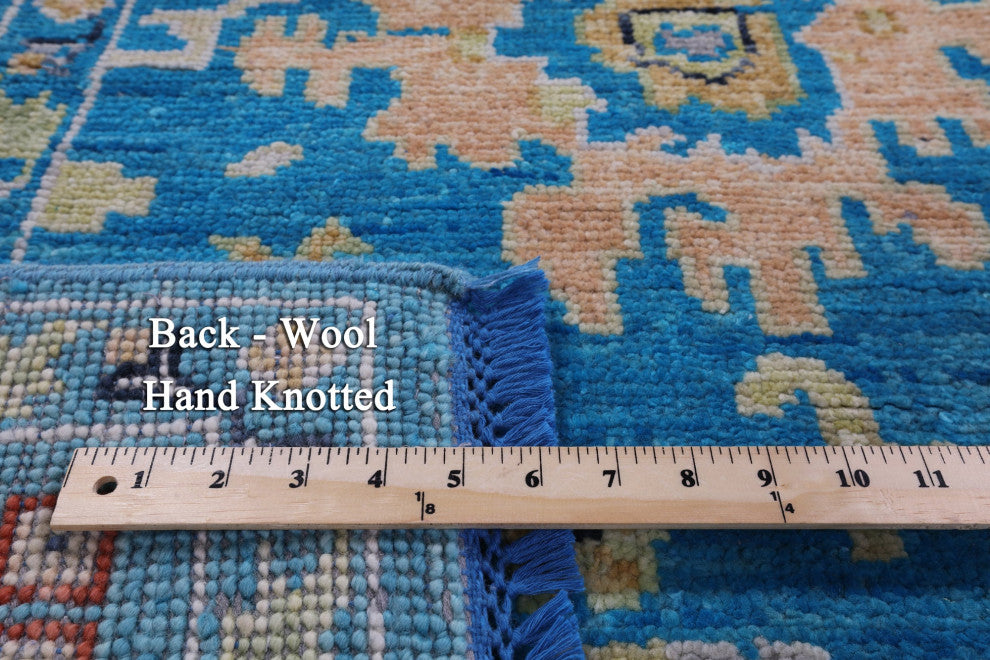 8' 1" X 10' 2" Turkish Oushak Hand Knotted Wool Rug - Q15642