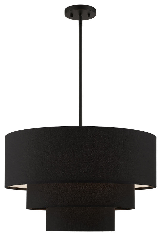 Bainbridge 4-Light Black Pendant Chandelier