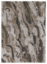 Weave & Wander Kayden Rug, Charcoal Gray/Beige, 5' X 8'
