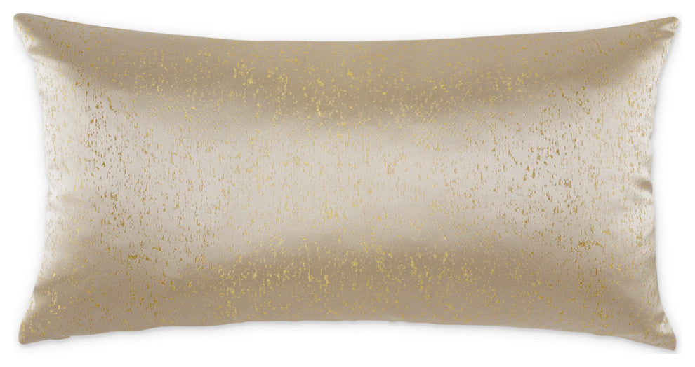GLAMtastic Sophie 13"x24" Oblong Pillow, Set of 2, Champagne