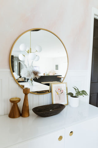 Estee 6-Light Chandelier, Opal Etched Glass, Finish: Aged Brass