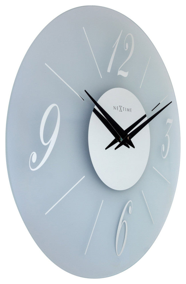 Dali, Frosted Glass Wall Clock, Round