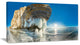 Rock on Olkhon Island in Baikal Lake, Landscape Canvas Art Print, 32"x16"