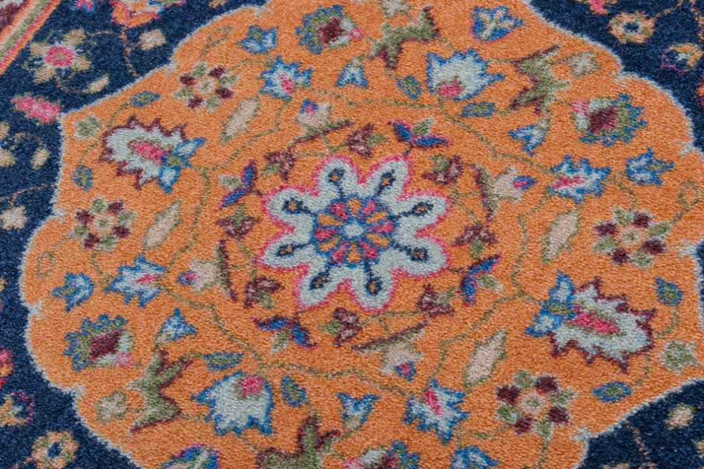 Zanza, Orange, 4'x5'