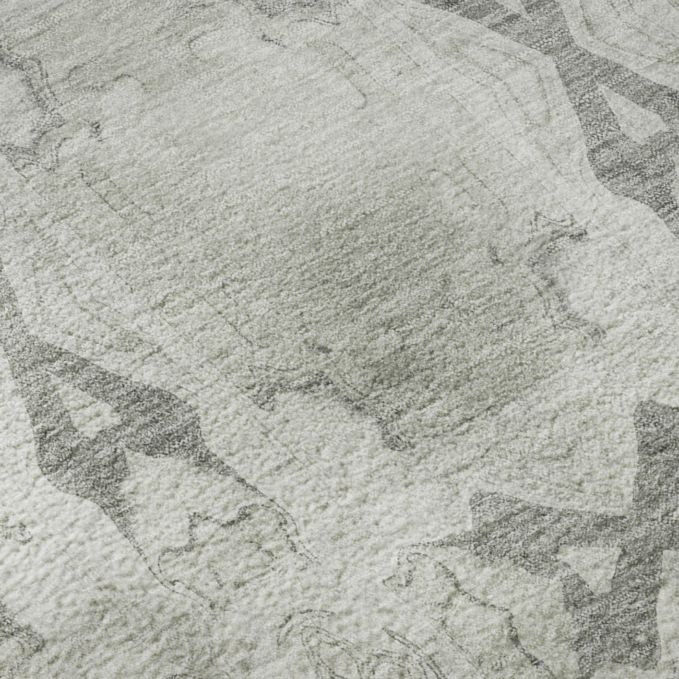 Premium Machine Washable Mayfield AMF564 Ivory 5' x 7'6" Rug