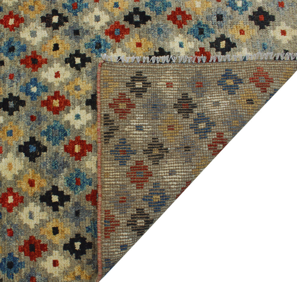 Balochi Ted Gray Rug, 4'9x6'8