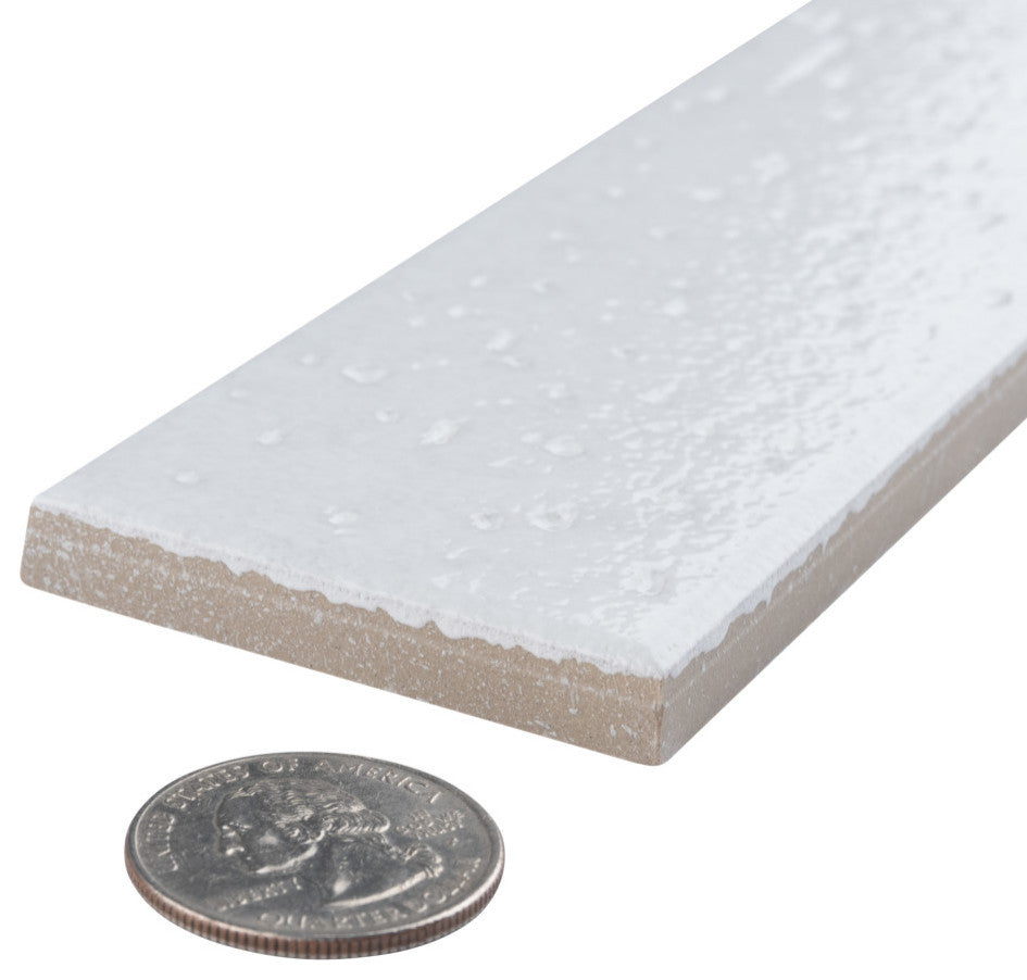 Muretto Bianco Glossy Porcelain Floor and Wall Tile