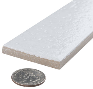 Muretto Bianco Glossy Porcelain Floor and Wall Tile