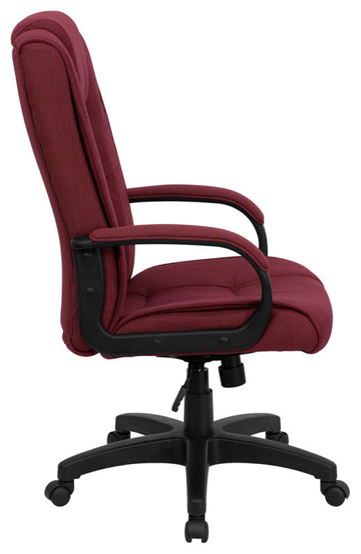 Burgundy High Back Chair