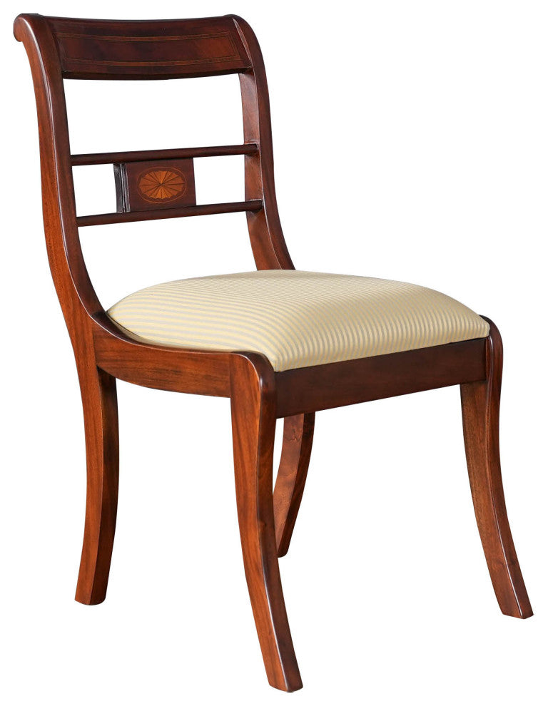 Banded Mahogany Side Chair