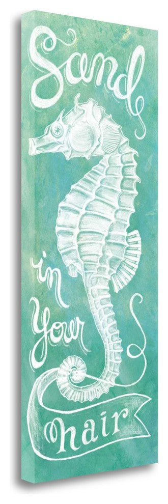 "Sea Horse" By Mary Urban, Giclee Print on Gallery Wrap Canvas, Ready to Hang
