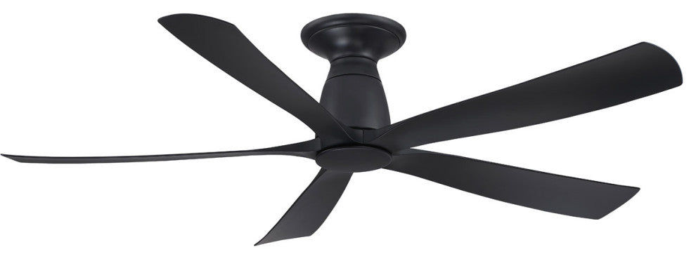 Kute5 52 52 in. Outdoor Fan, Black