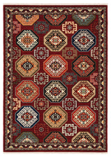 Oriental Weavers Lilihan Indoor Rug Red/ Multi 2' X 3'