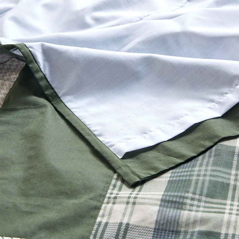 Woolrich Mill Creek Cabin Plaid Cotton Shower Curtain, Green
