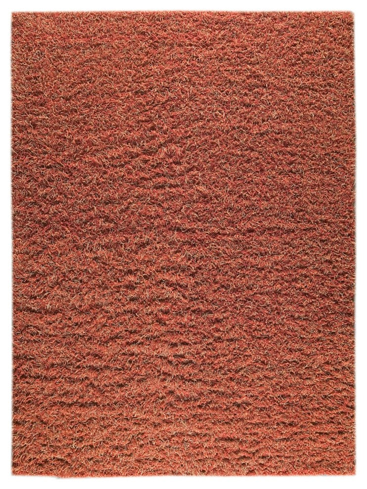 Hand Knotted Red New Zealand Wool Area Rug