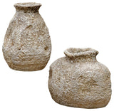Uttermost 17131 Ancient Echos 11-1/2" Tall Terracotta Vase - Set - Aged Brown