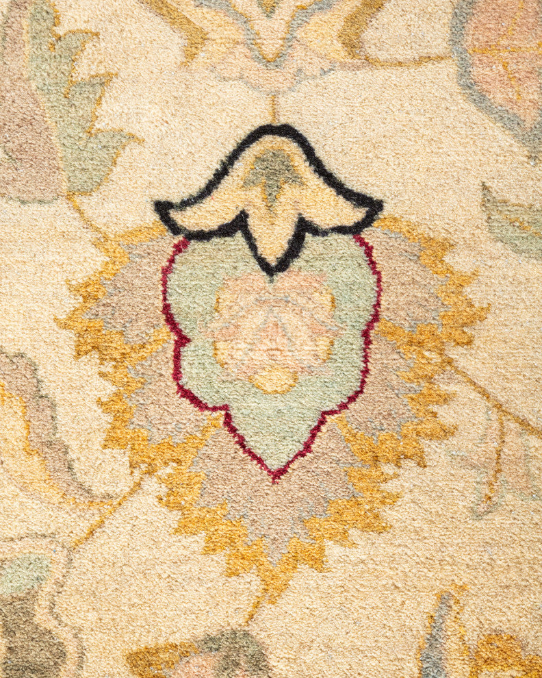 Mogul, One-of-a-Kind Hand-Knotted Area Rug Ivory, 10' 3 x 14' 1