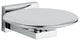 WS Bath Collections Carmel 2620 Wall Mounted Soap Dish - Polished Chrome