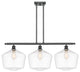 Innovations 516-3I-BK-G652-12 3-Light Island Light, Matte Black