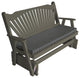 Pine Fanback Glider, Olive Gray, 6 Foot