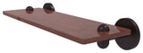 Tango 16" Solid Wood Shelf, Antique Bronze